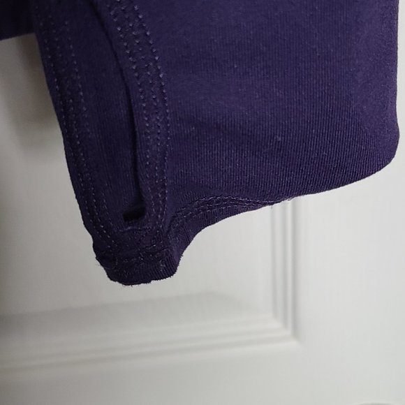 XL Women's long sleeve Purple active top - Picture 3 of 4